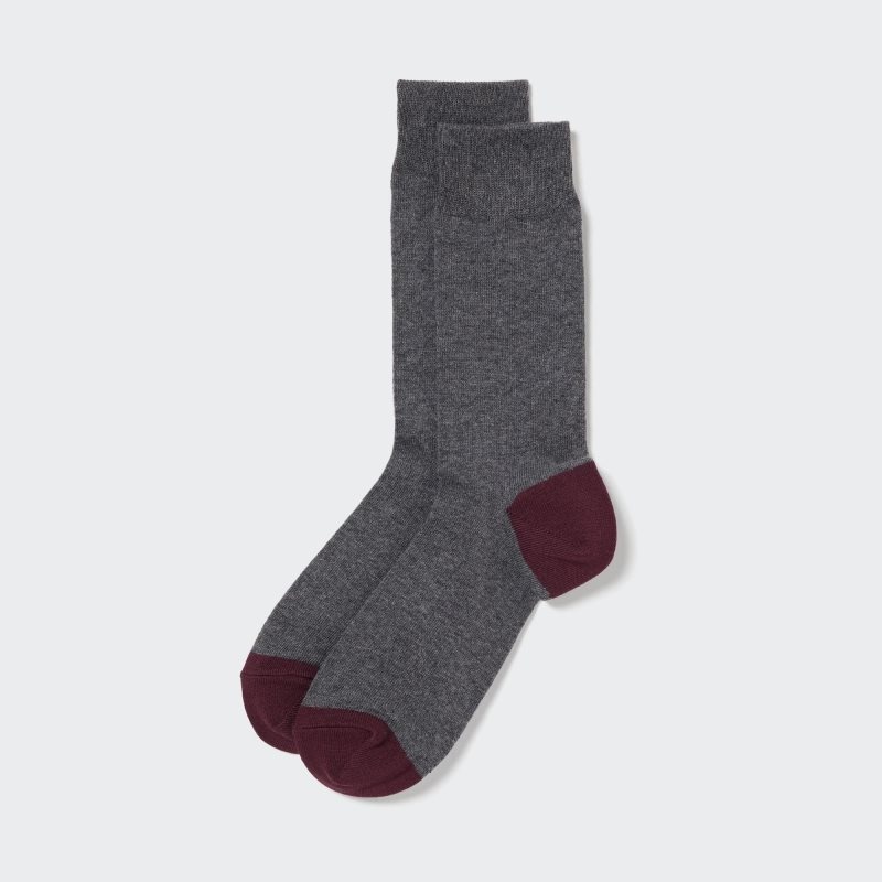 Calcetines Uniqlo Socks Hombre Gris | 4738417