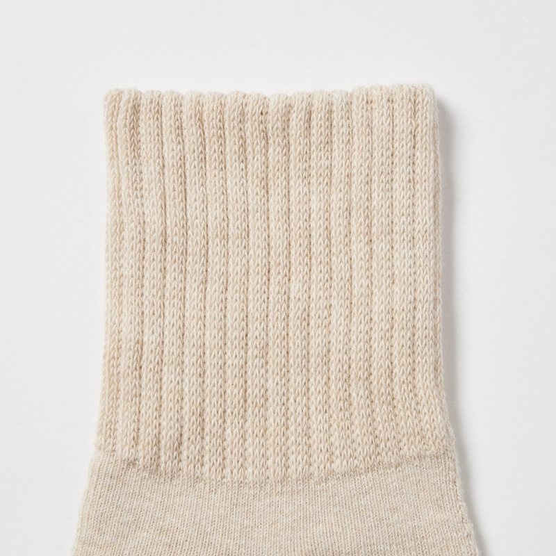 Calcetines Uniqlo Soft Pile Half Hombre Beige | 2349941
