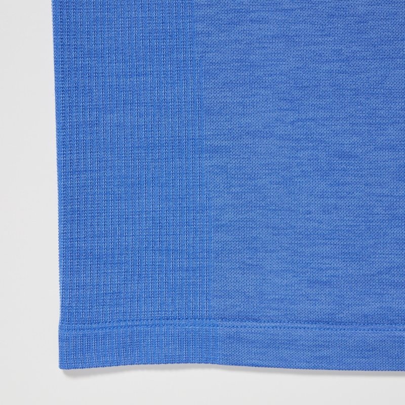 Camisa Polo Uniqlo Dry-ex Hombre Azules | 7898890