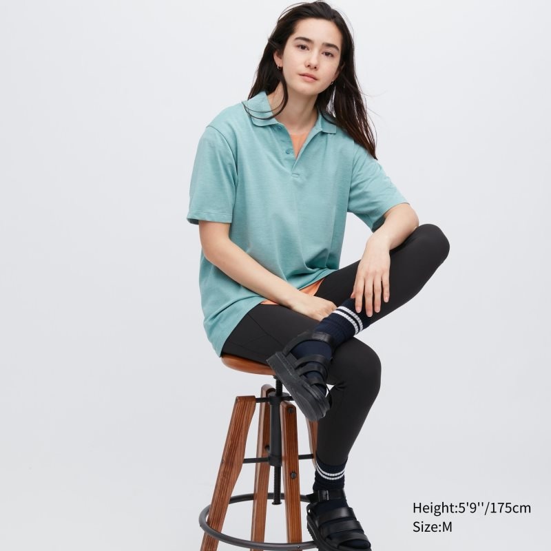Camisa Polo Uniqlo Dry-ex Hombre Verde | 5679399