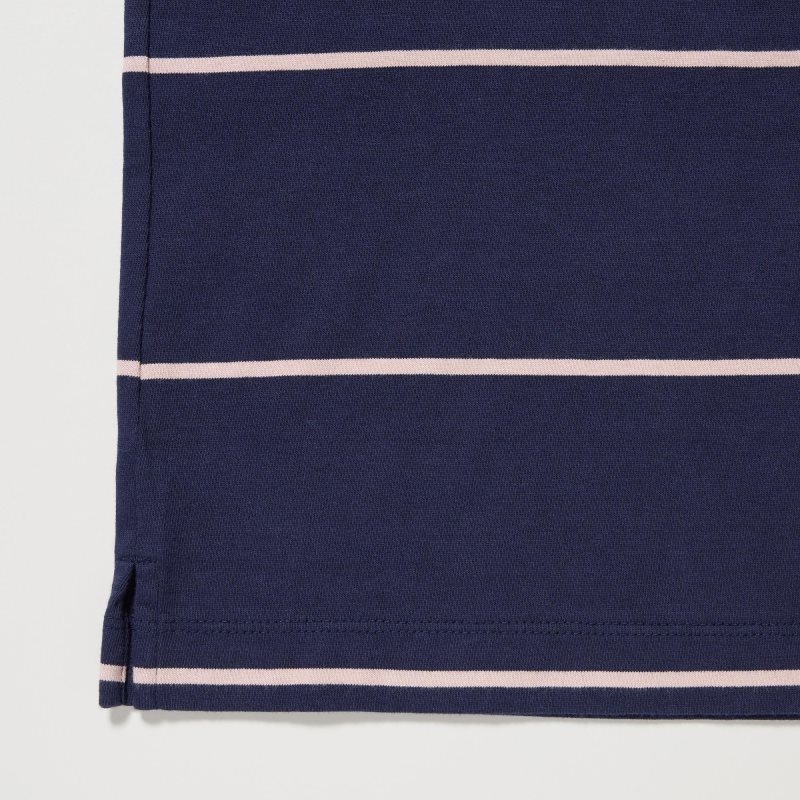 Camisa Polo Uniqlo Rugger Long-sleeve Hombre Azul Marino | 772111