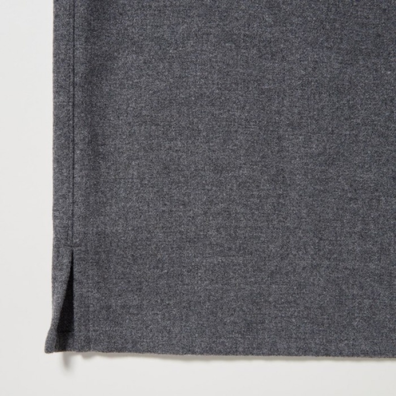 Camisas Uniqlo Brushed Twill Mujer Gris | 3333971