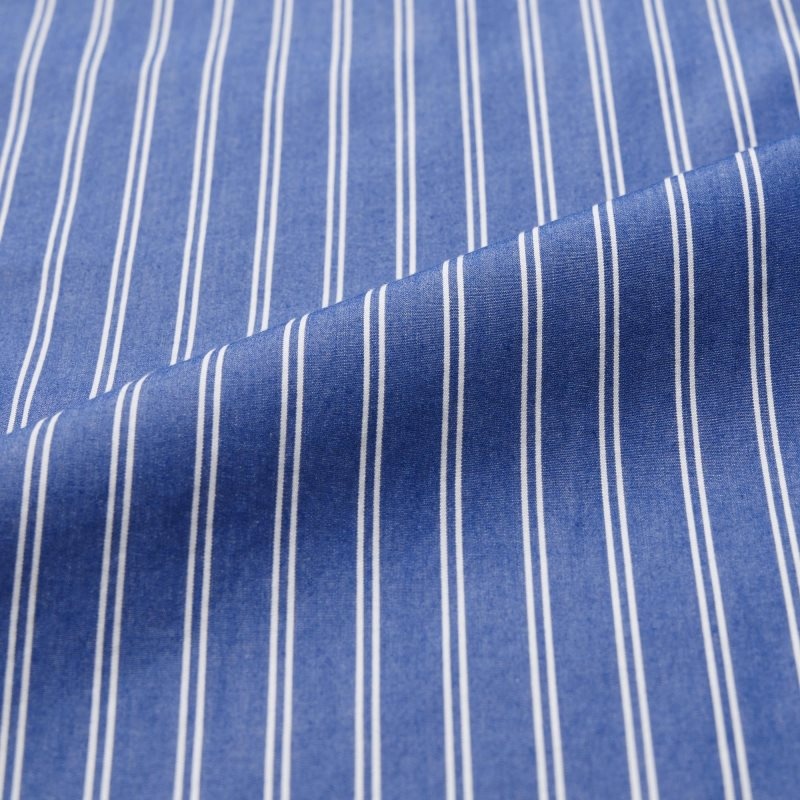 Camisas Uniqlo Extra Fine Cotton Broadcloth Long-sleeve Hombre Azules | 7130493