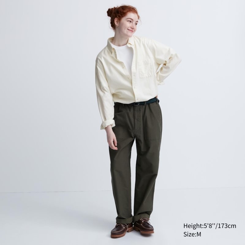 Camisas Uniqlo Flannel Long-sleeve Solid Hombre Blancas | 4259158