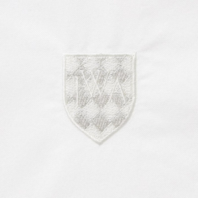 Camisas Uniqlo Oxford Long-Sleeve Long Mujer Blancas | 6855439