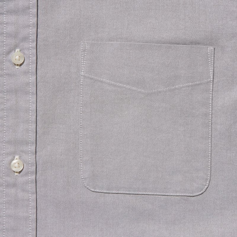 Camisas Uniqlo Oxford Slim-fit Long-sleeve Hombre Gris | 1226634