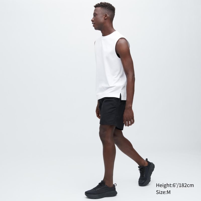 Camiseta Uniqlo Airism Cotton Sleeveless Hombre Blancas | 3386578