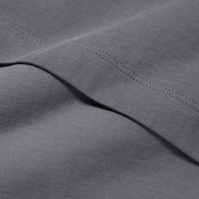 Camiseta Uniqlo Airism Cotton Uv Protection Crew Neck Hombre Gris | 1384701