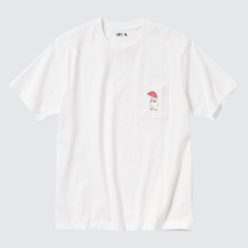 Camiseta Uniqlo Anime Gintama Ut Short-sleeve Graphic Hombre Blancas | 9647793