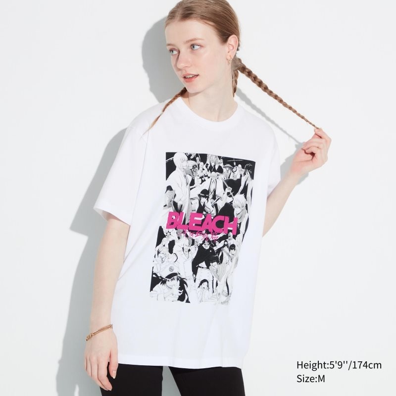 Camiseta Uniqlo Bleach: Thousand-year Blood War Ut Short-sleeve Graphic Hombre Blancas | 6528928