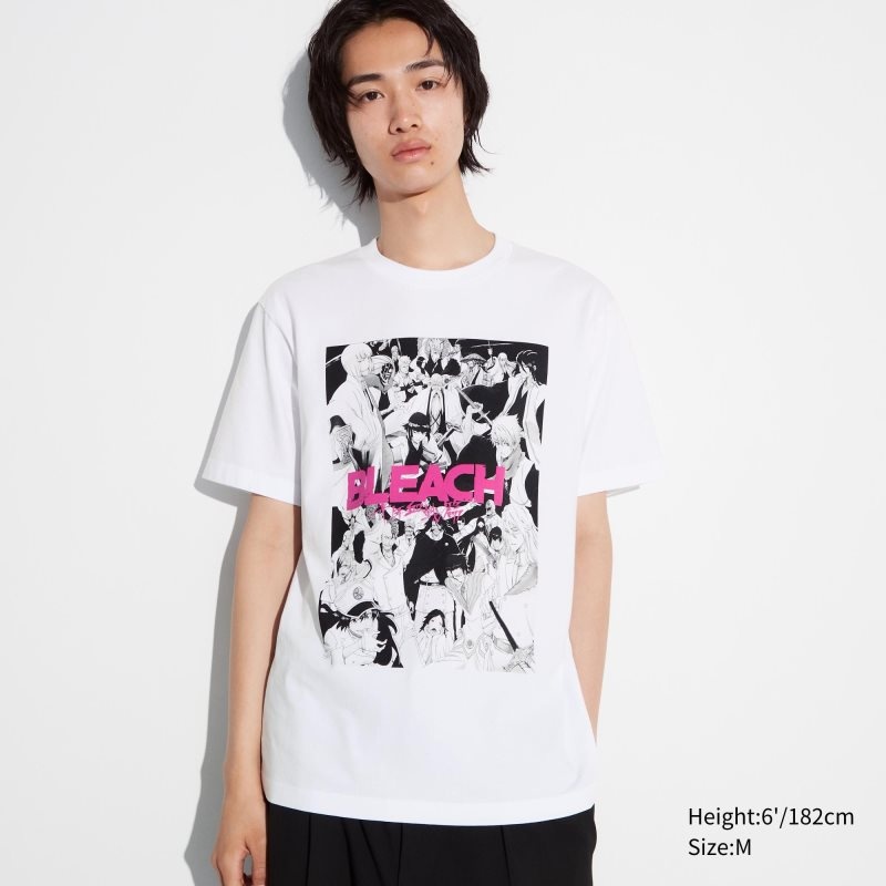 Camiseta Uniqlo Bleach: Thousand-year Blood War Ut Short-sleeve Graphic Hombre Blancas | 6528928