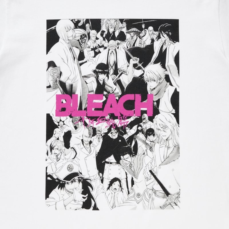 Camiseta Uniqlo Bleach: Thousand-year Blood War Ut Short-sleeve Graphic Hombre Blancas | 6528928