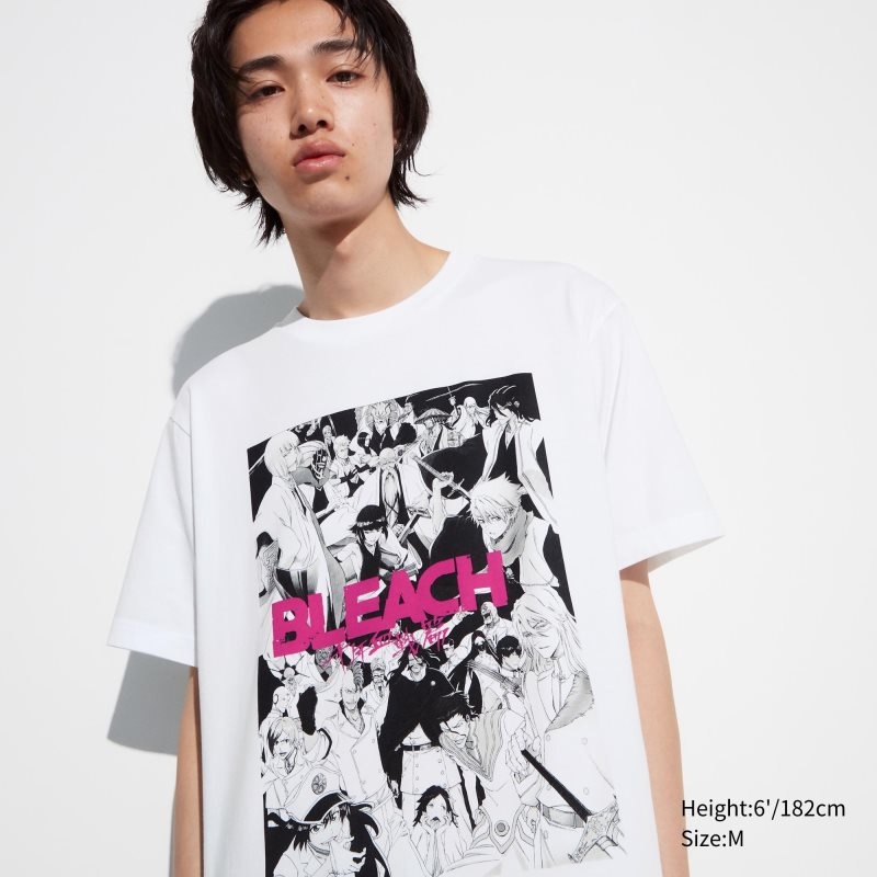 Camiseta Uniqlo Bleach: Thousand-year Blood War Ut Short-sleeve Graphic Hombre Blancas | 6528928