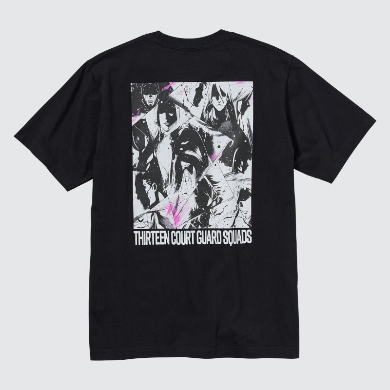 Camiseta Uniqlo Bleach: Thousand-year Blood War Ut Short-sleeve Graphic Hombre Negras | 100612