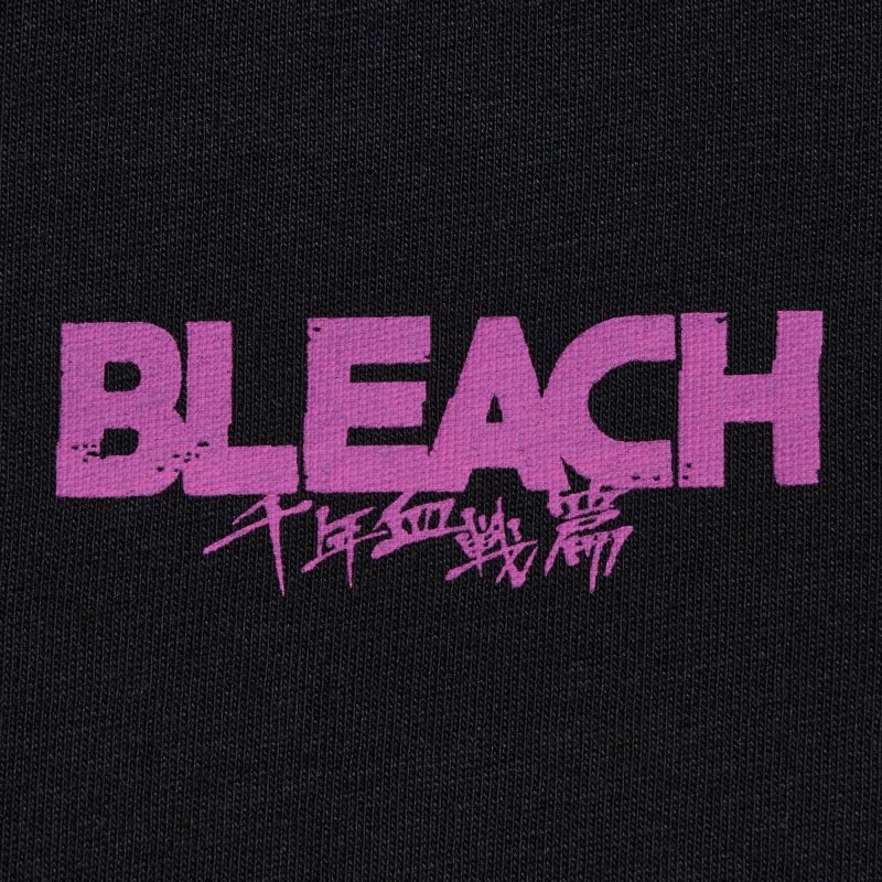 Camiseta Uniqlo Bleach: Thousand-year Blood War Ut Short-sleeve Graphic Hombre Negras | 100612