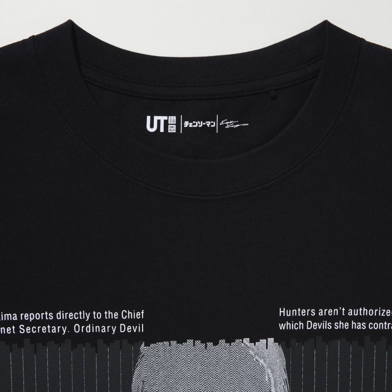 Camiseta Uniqlo Chainsaw Man × Kosuke Kawamura Short Sleeve Ut Oversized Hombre Negras | 6918882