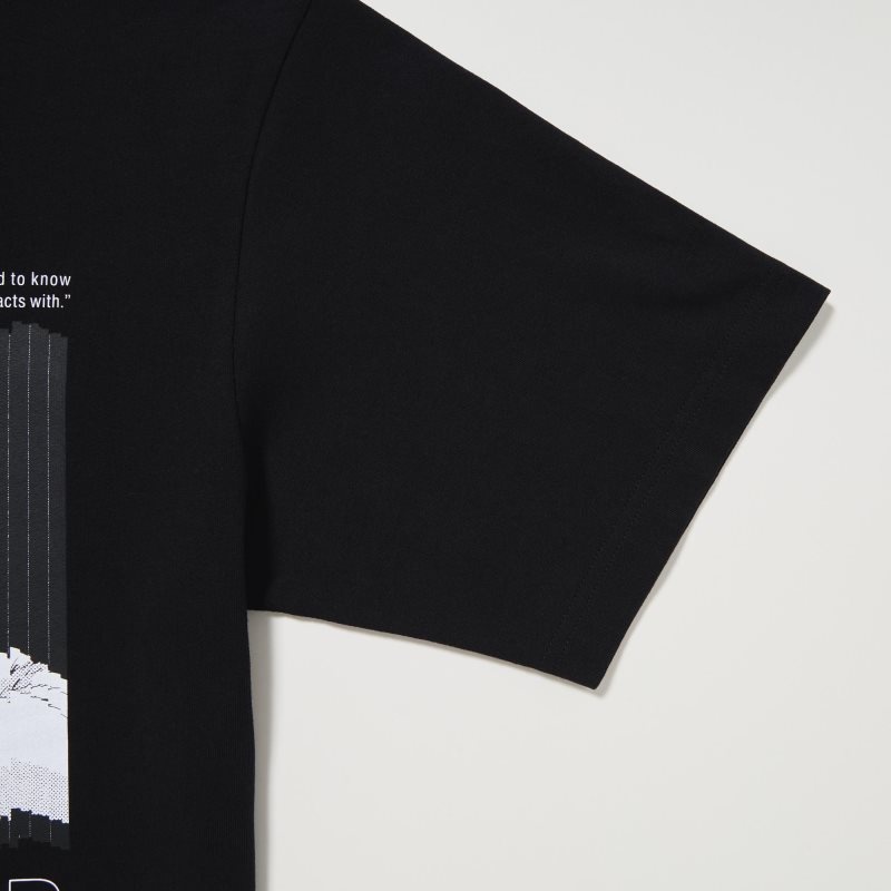 Camiseta Uniqlo Chainsaw Man × Kosuke Kawamura Short Sleeve Ut Oversized Hombre Negras | 6918882