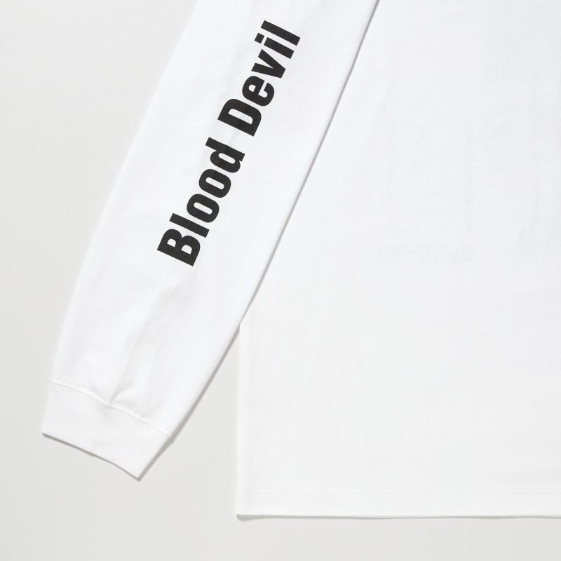 Camiseta Uniqlo Chainsaw Man × Kosuke Kawamura Ut Long-sleeve Graphic Hombre Blancas | 8762766
