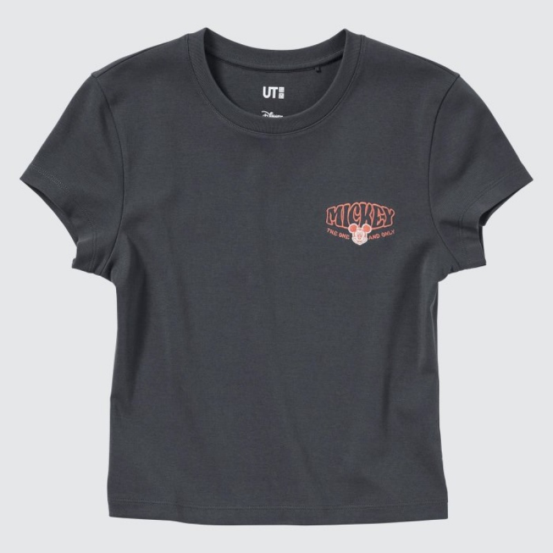 Camiseta Uniqlo Collection UT Short-Sleeve Mujer Gris | 7758051
