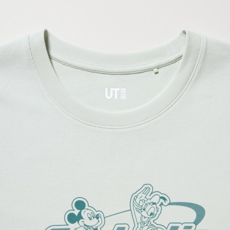 Camiseta Uniqlo Collection UT Short-Sleeve Mujer Verde | 5855192