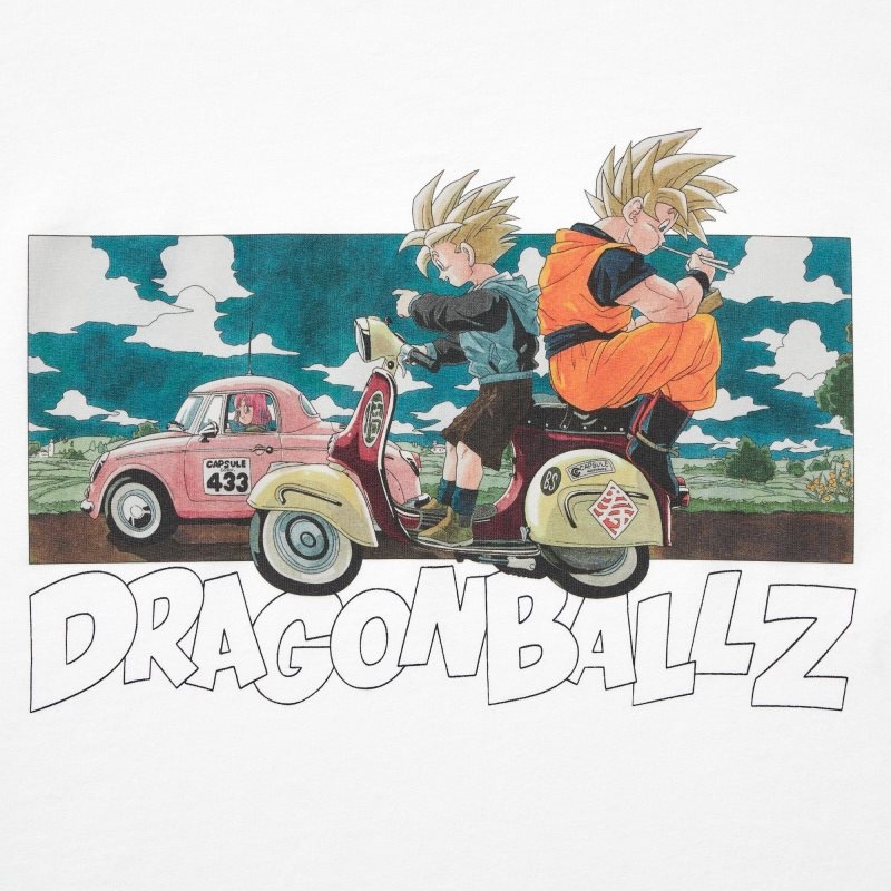 Camiseta Uniqlo Dragon Ball Ut Short-sleeve Graphic Hombre Blancas | 6348898