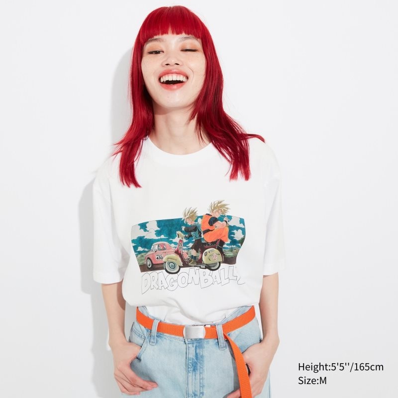 Camiseta Uniqlo Dragon Ball Ut Short-sleeve Graphic Hombre Blancas | 6348898