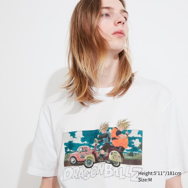 Camiseta Uniqlo Dragon Ball Ut Short-sleeve Graphic Hombre Blancas | 6348898