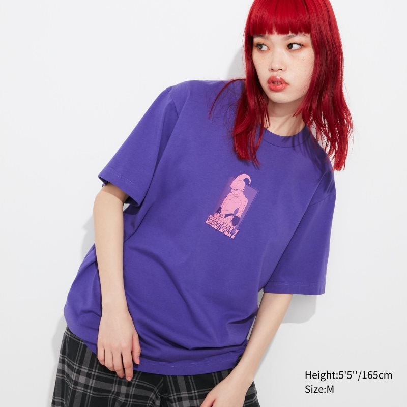 Camiseta Uniqlo Dragon Ball Ut Short-sleeve Graphic Hombre Moradas | 5894901
