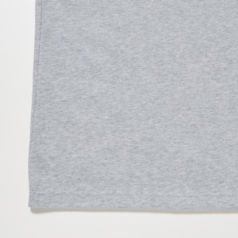 Camiseta Uniqlo Dry Color Crew Neck Short-Sleeve Mujer Moradas | 3635931