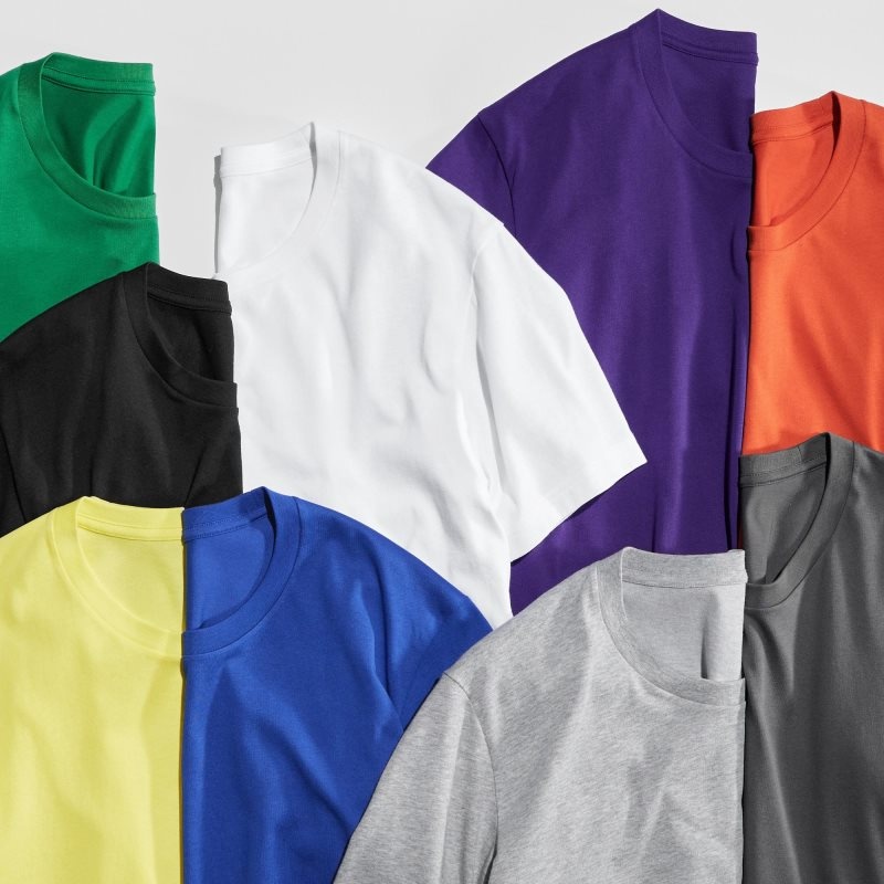 Camiseta Uniqlo Dry Crew Neck Short-sleeve Color Hombre Gris | 848579