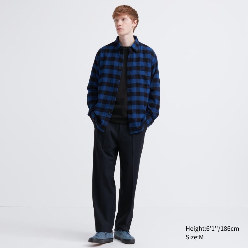 Camiseta Uniqlo Heattech Cotton Waffle Crew Neck Extra Warm Hombre Negras | 8710819