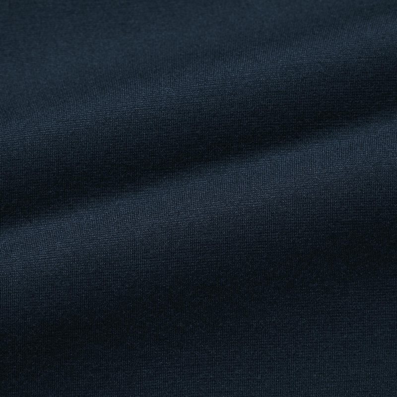 Camiseta Uniqlo Heattech Crew Neck Long-sleeve Hombre Azul Marino | 9021458