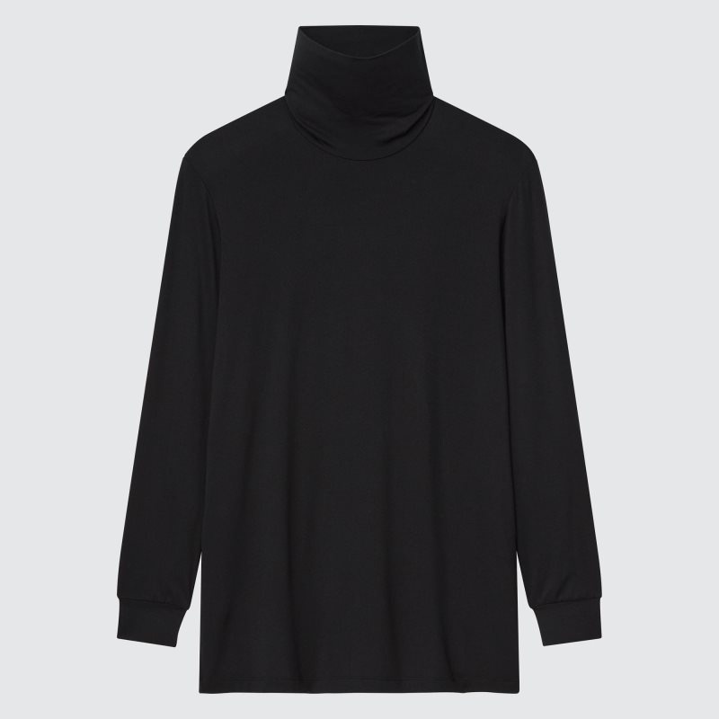 Camiseta Uniqlo Heattech Turtleneck Hombre Negras | 2036293