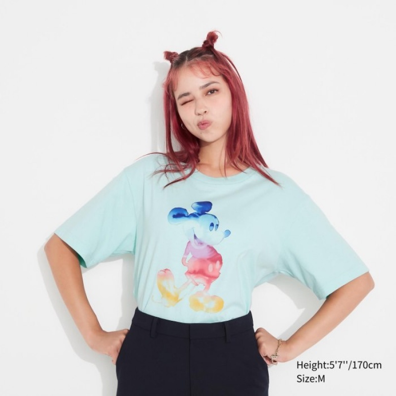 Camiseta Uniqlo MAGIC FOR ALL FOREVER UT Short-Sleeve Mujer Blancas | 6669324