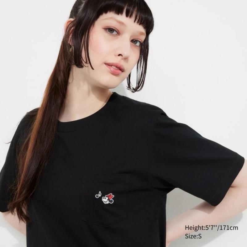Camiseta Uniqlo MAGIC FOR ALL FOREVER UT Short-Sleeve Mujer Negras | 3554562
