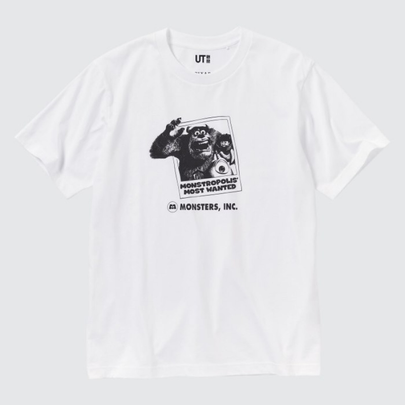 Camiseta Uniqlo MAGIC FOR ALL FOREVER UT Short-Sleeve Mujer Blancas | 3297593