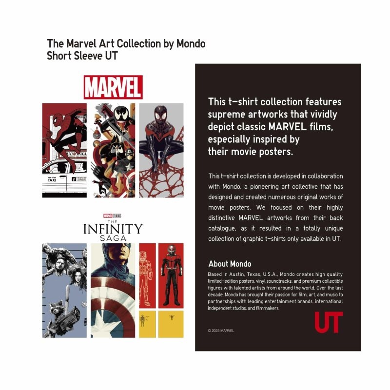 Camiseta Uniqlo Marvel Art Collection By Mondo Ut Short Sleeve Graphic Hombre Blancas | 2091589