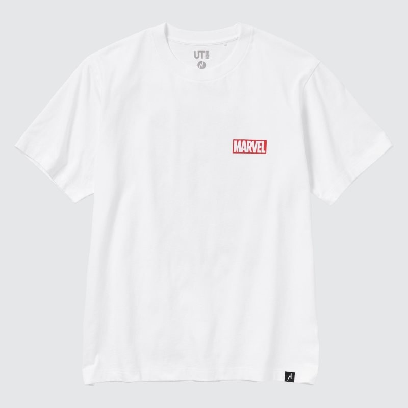 Camiseta Uniqlo Marvel Art Collection By Mondo Ut Short Sleeve Graphic Hombre Blancas | 2091589