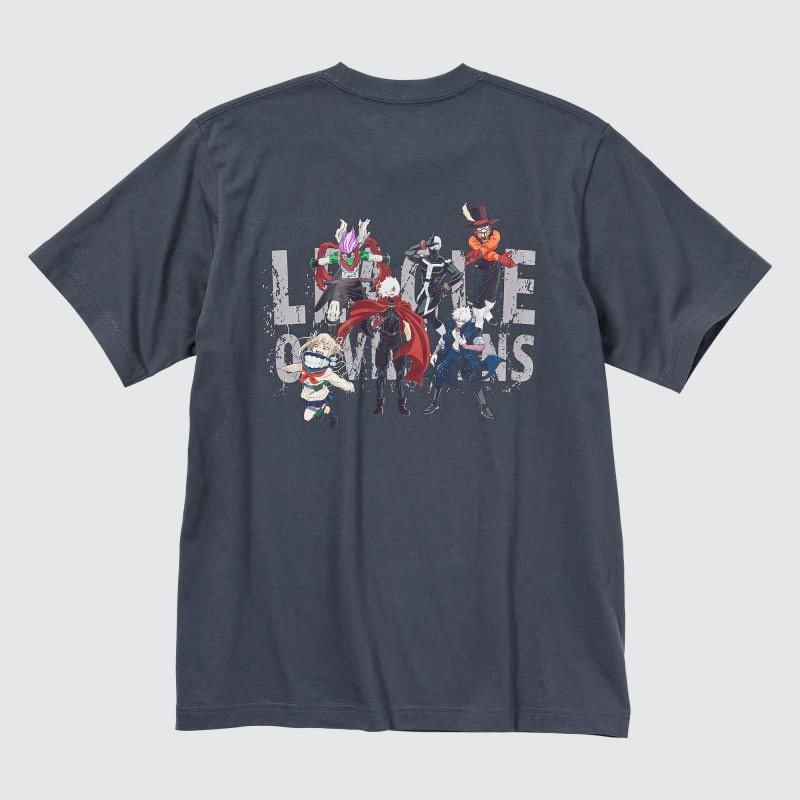 Camiseta Uniqlo My Hero Academia Ut Short-sleeve Graphic Hombre Gris | 8874487
