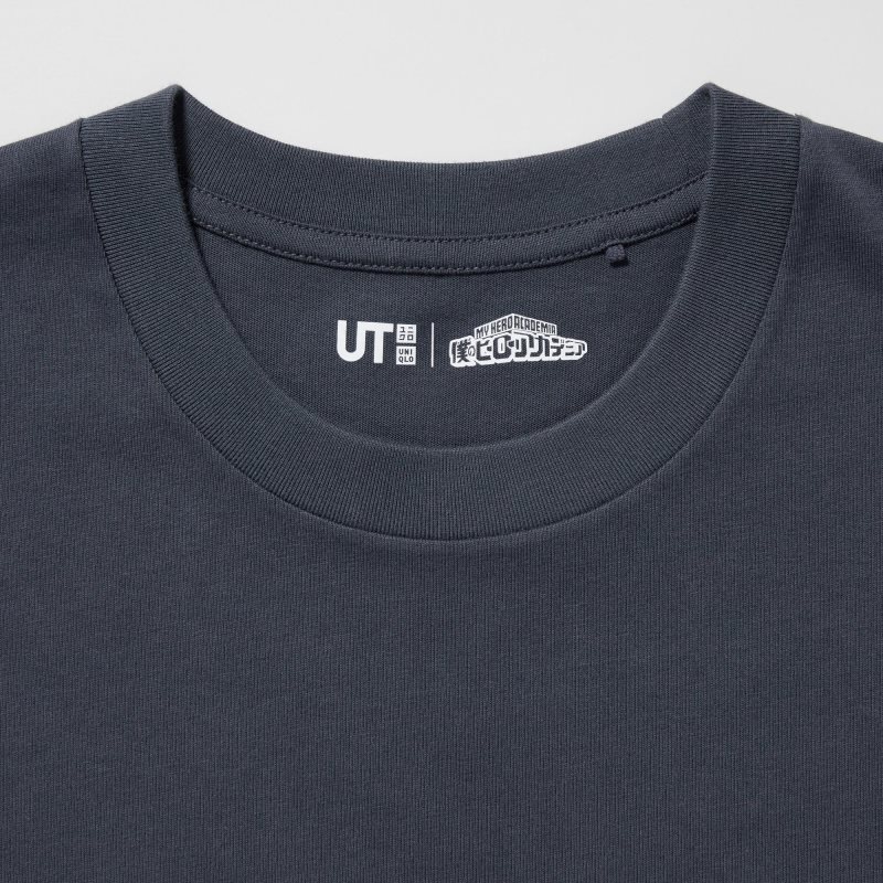Camiseta Uniqlo My Hero Academia Ut Short-sleeve Graphic Hombre Gris | 8874487