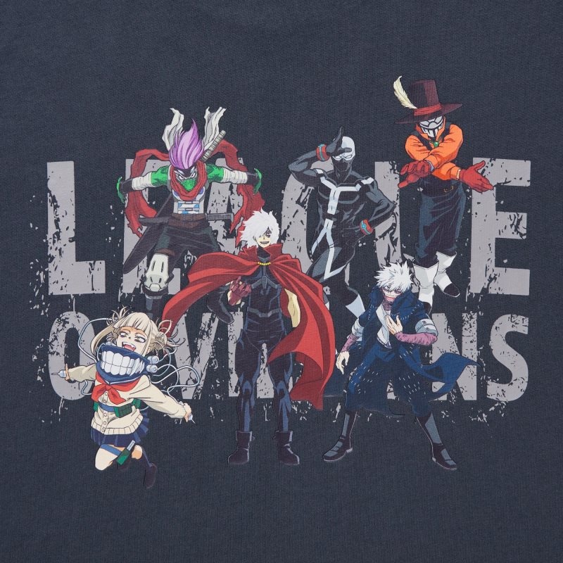 Camiseta Uniqlo My Hero Academia Ut Short-sleeve Graphic Hombre Gris | 8874487