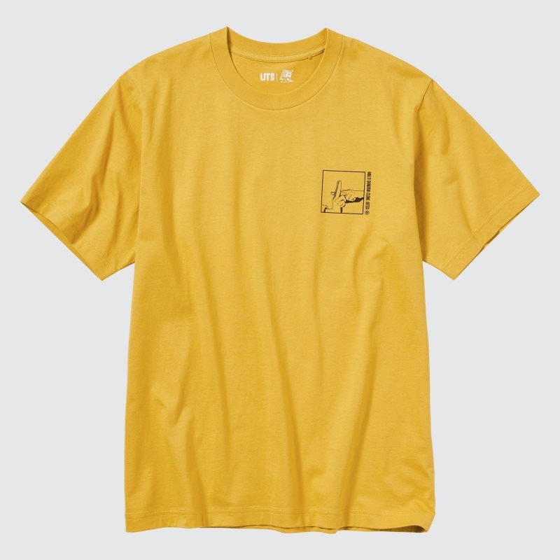 Camiseta Uniqlo Naruto Ut Short-sleeve Graphic Naruto Uzumaki Hombre Amarillo | 3715105