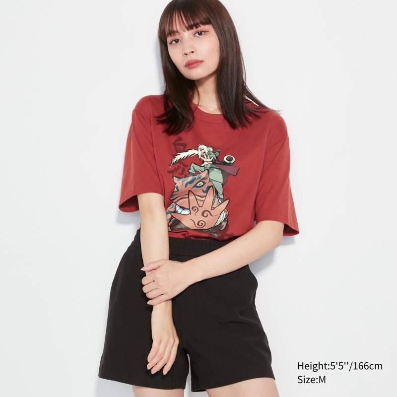 Camiseta Uniqlo Naruto Ut Short-sleeve Graphic Jiraiya Hombre Rojas | 7464275