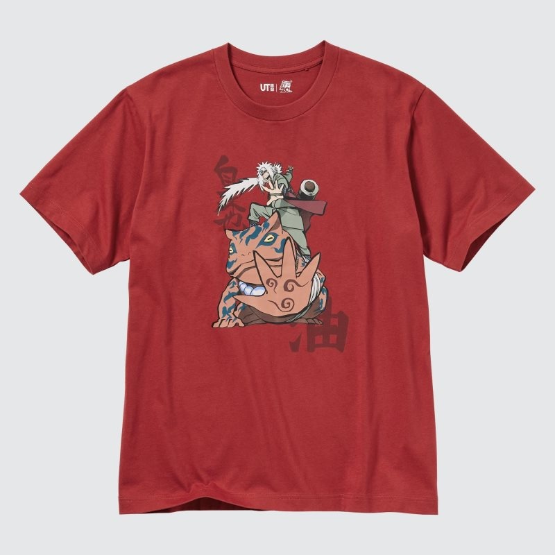 Camiseta Uniqlo Naruto Ut Short-sleeve Graphic Jiraiya Hombre Rojas | 7464275