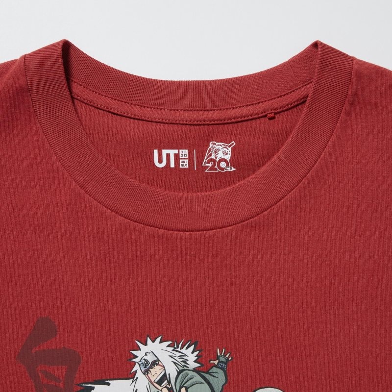 Camiseta Uniqlo Naruto Ut Short-sleeve Graphic Jiraiya Hombre Rojas | 7464275
