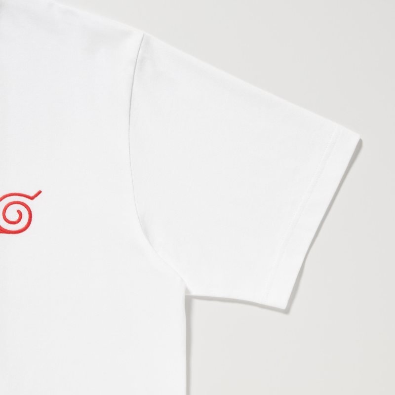 Camiseta Uniqlo Naruto Ut Short-sleeve Graphic Minato Namikaze Hombre Blancas | 9464384