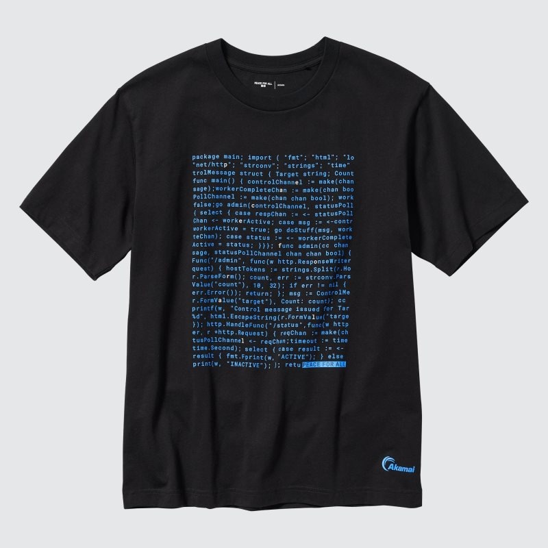 Camiseta Uniqlo Peace For All Akamai Short-sleeve Graphic Hombre Negras | 3649700