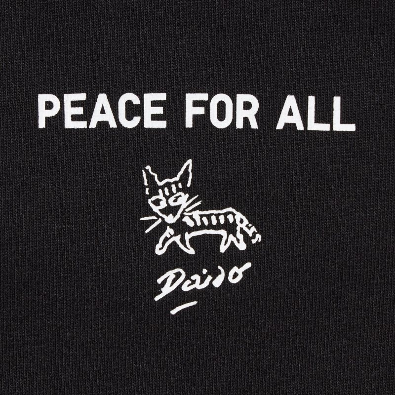 Camiseta Uniqlo Peace For All Daido Moriyama Short-sleeve Graphic Hombre Negras | 1051918
