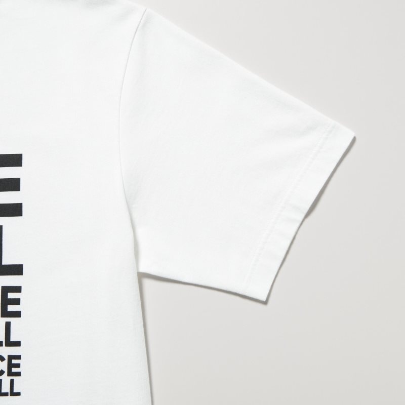 Camiseta Uniqlo Peace For All Kashiwa Sato Short-sleeve Graphic Hombre Blancas | 9293974