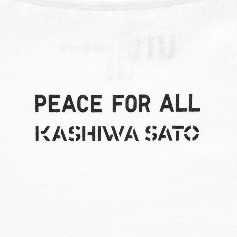 Camiseta Uniqlo Peace For All Kashiwa Sato Short-sleeve Graphic Hombre Blancas | 9293974